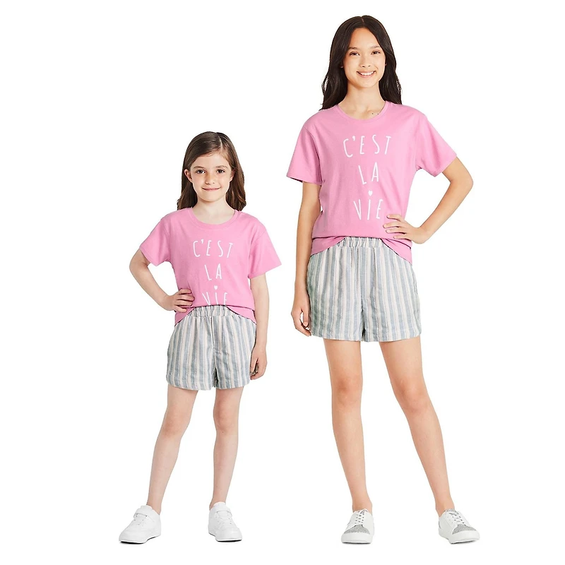 George Girls' Linen Look Dolphin Short