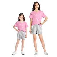 George Girls' Linen Look Dolphin Short