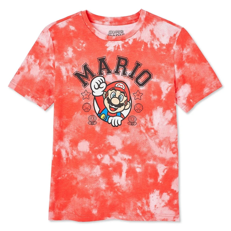 T-shirt délavé Super Mario pour garçons