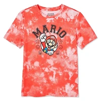 T-shirt délavé Super Mario pour garçons