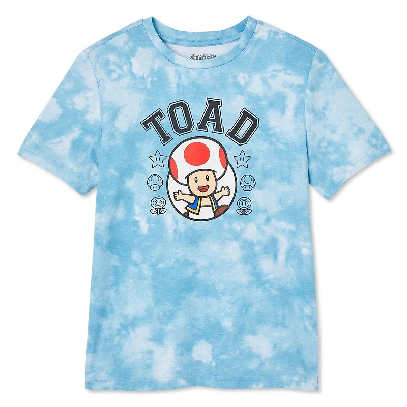 Super Mario Boys' Toad Washed Tee