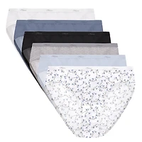Hanes Women's Hi-Cut Cotton Brief - Pack of 6