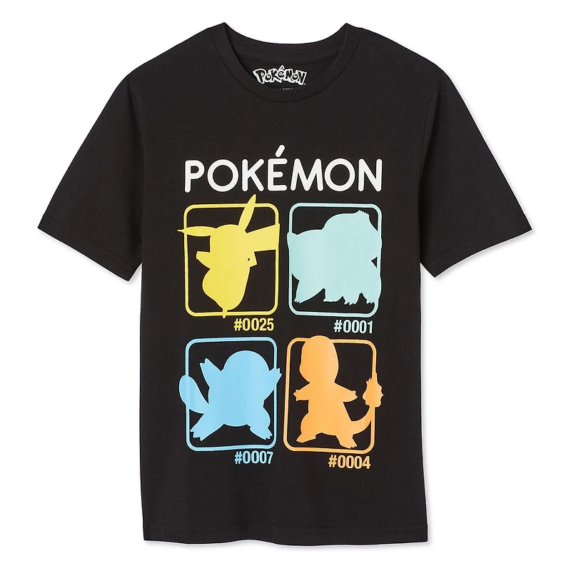 Pokemon Boys' Short Sleeve Tee, Sizes XS-L