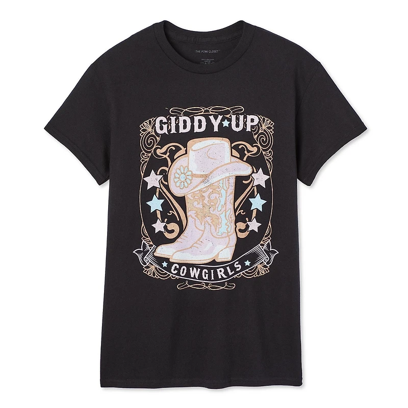 The Pink Closet Women's Boyfriend Fit Tee