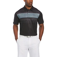 Ben Hogan Polo de golf à rayures sur la poitrine pour homme