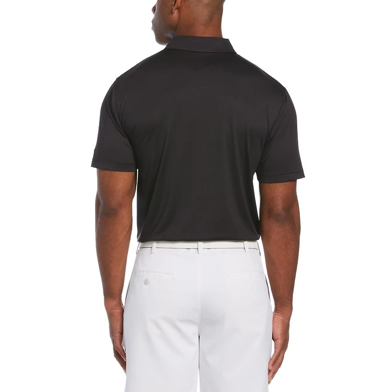 Ben Hogan Polo de golf à rayures sur la poitrine pour homme