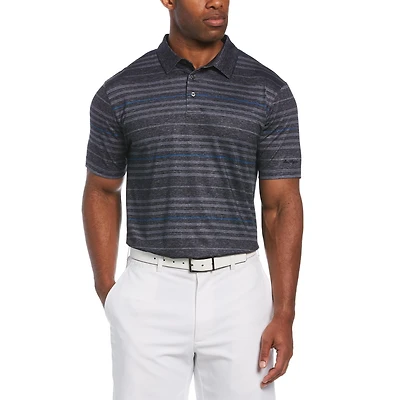 Ben Hogan Men's Heather Stripe Golf Polo Shirt