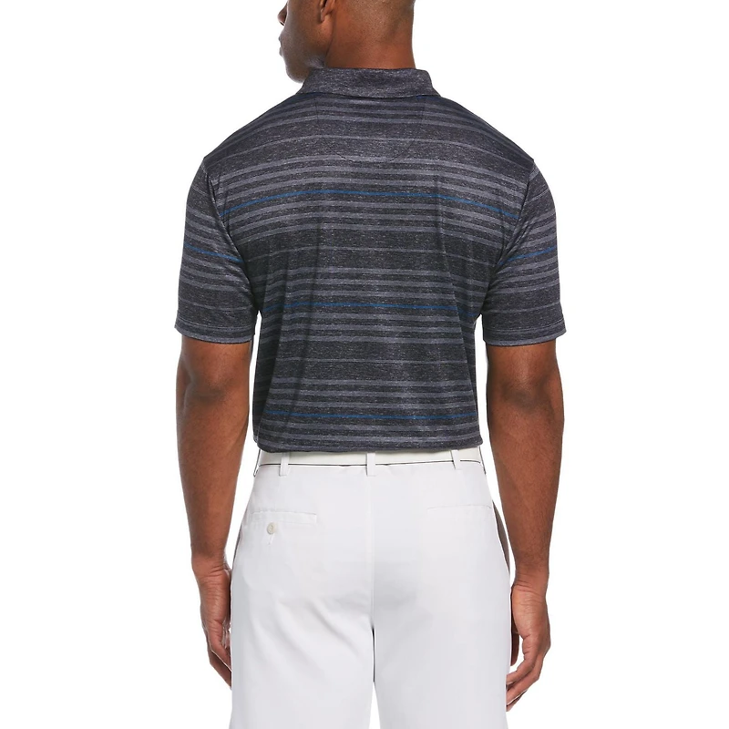 Ben Hogan Men's Heather Stripe Golf Polo Shirt