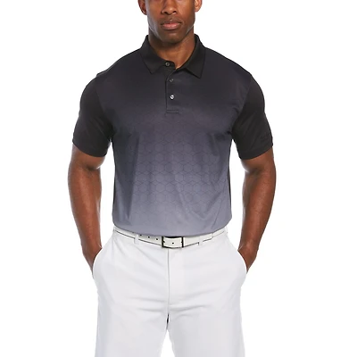 Ben Hogan Men's Fading Geo Print Golf Polo Shirt