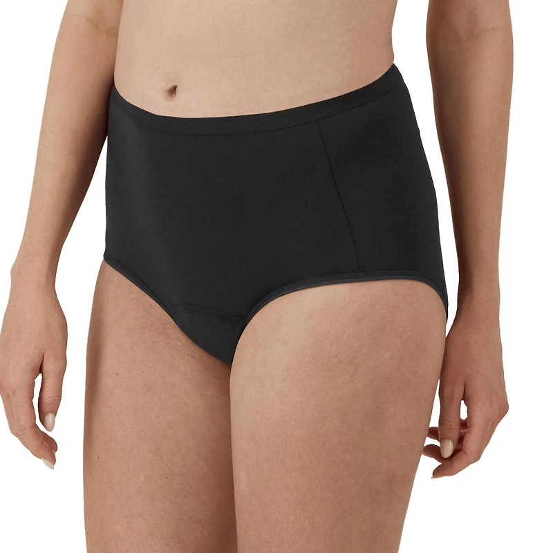 Hanes Women's P2 Fresh & Dry Super Leaks Briefs