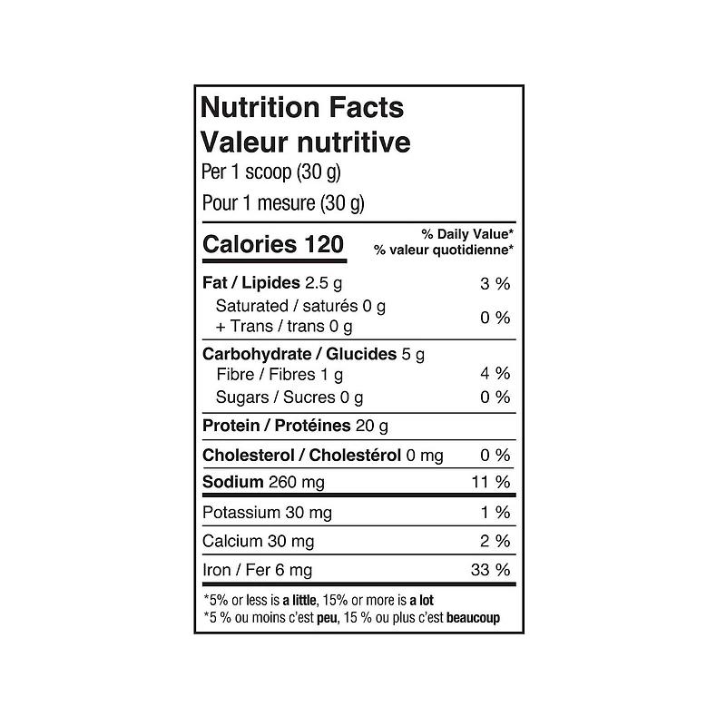 protéines biologiques végétaliennes fermentées, vanille de Genuine Health, 10 portions