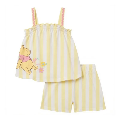 Disney Winnie l'Ourson Ensemble Haut et Shorts pour Filles