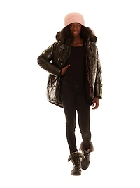 Justice Iridescent Long Puffer