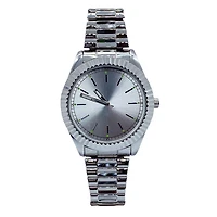 Montre George avec bracelet extensible argenté pour hommes