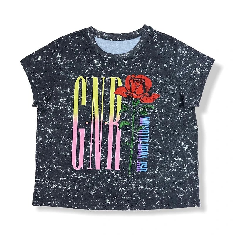 Guns N' Roses T-Shirt manche courte à col rond pour femmes