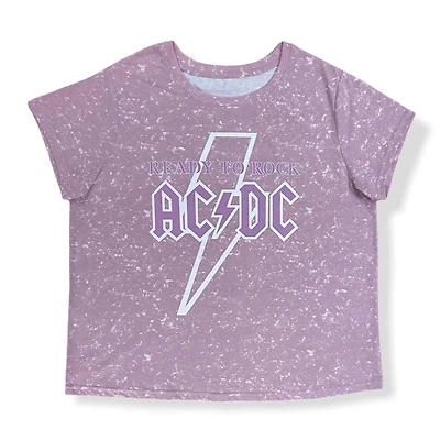 AC/DC Ladie's crew neck, short sleeve T-Shirt