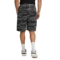 MEXX short délavé à l'acide et teint en indigo pour homme