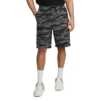 MEXX short délavé à l'acide et teint en indigo pour homme