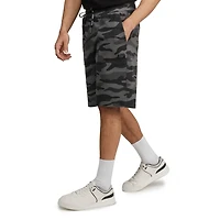 MEXX short délavé à l'acide et teint en indigo pour homme