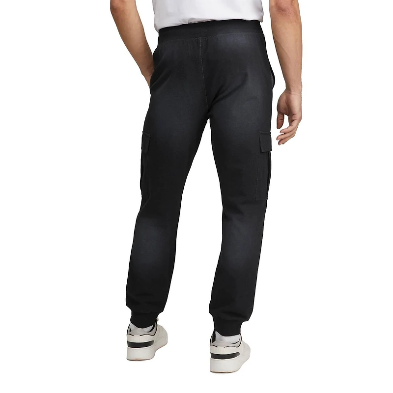 MEXX Men’s Indigo Dyed Wash French Terry Jogger