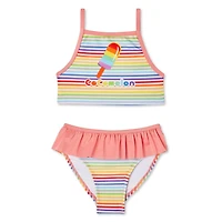 Maillot de bain 2 pièces Cocomelon pour bébés filles
