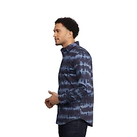 Chemise MEXX en coton extensible tie dye pour hommes