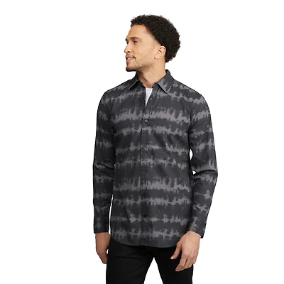 Chemise MEXX en coton extensible tie dye pour hommes
