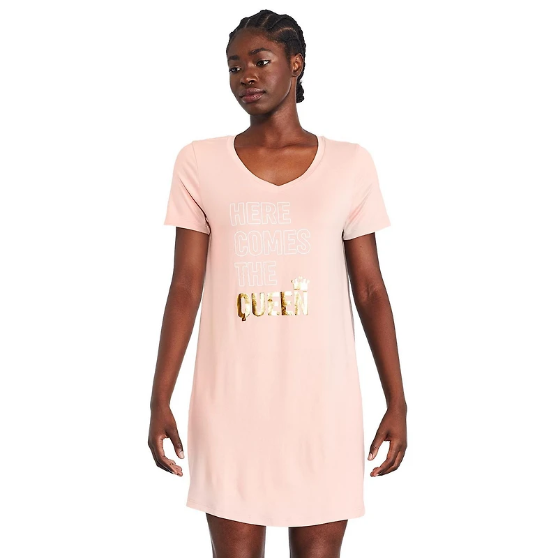 George Women's Nightshirt and Scrunchie 4-Piece Set
