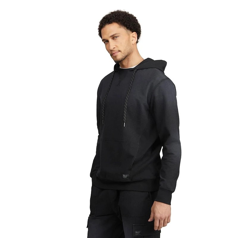 MEXX sweat à capuche en coton teint en indigo pour hommes