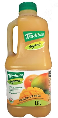 Tradition Organic Mango Orange juice 1.6L