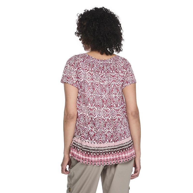 Haut à smocks Iyla pour femmes