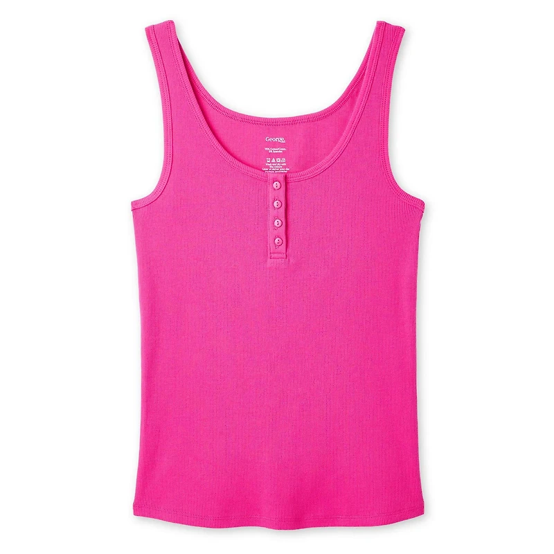 George Women's Henley Tank Top