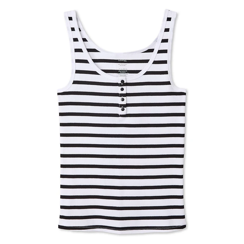George Women's Henley Tank Top