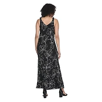 Robe longue imprimée Iyla pour femmes