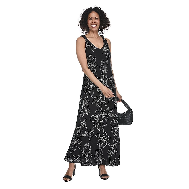 Robe longue imprimée Iyla pour femmes