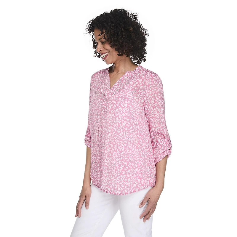 Iyla Women's Long-Sleeve Printed Top