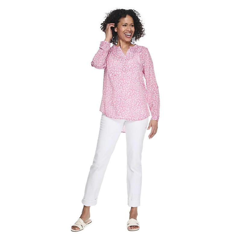 Iyla Women's Long-Sleeve Printed Top