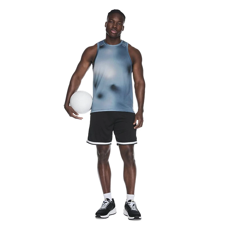 Athletic Works Men's Printed Mesh Muscle Tank