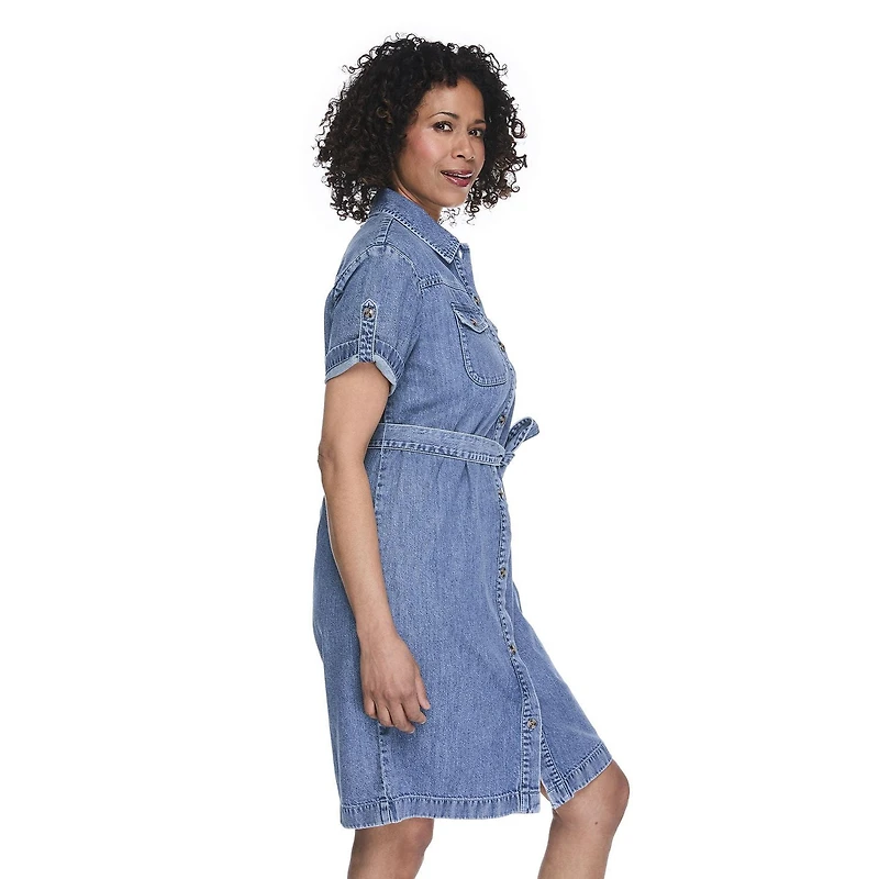 Iyla Women's Button-Up Denim Dress