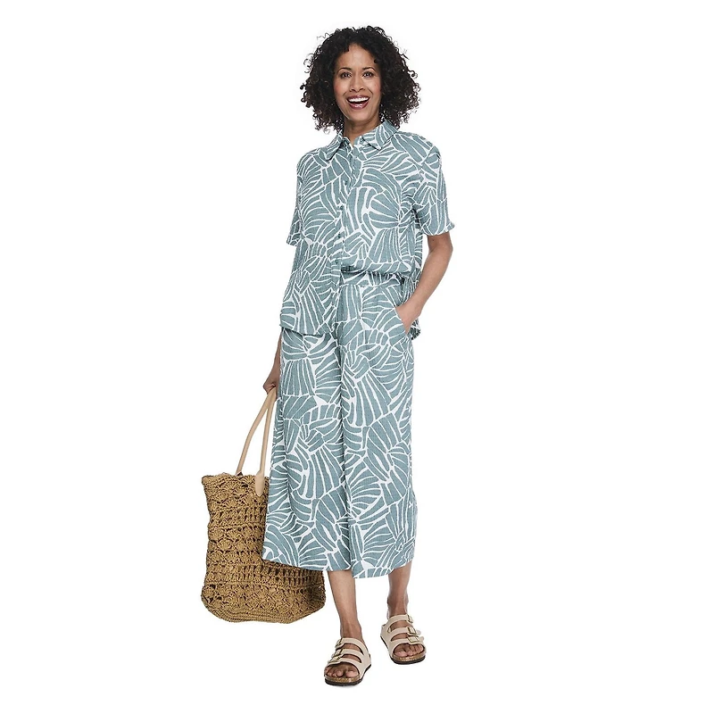 Iyla Women's Printed Culotte Pant