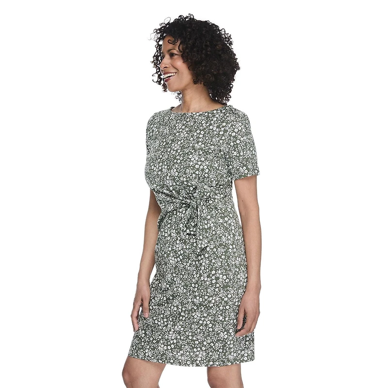Iyla Women's Printed Side Tie Dress