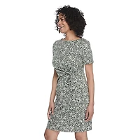 Iyla Women's Printed Side Tie Dress