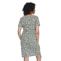 Iyla Women's Printed Side Tie Dress