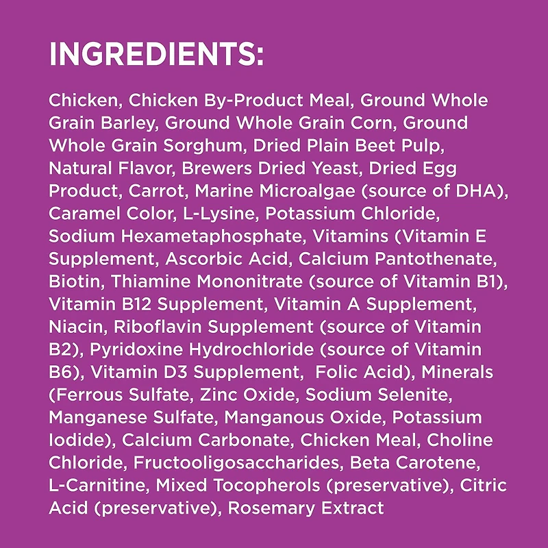 Iams Proactive Health Healthy Aging Senior Adult Dry Dog Food Chicken & Whole Grains Recipe, 6.8-13.2kg