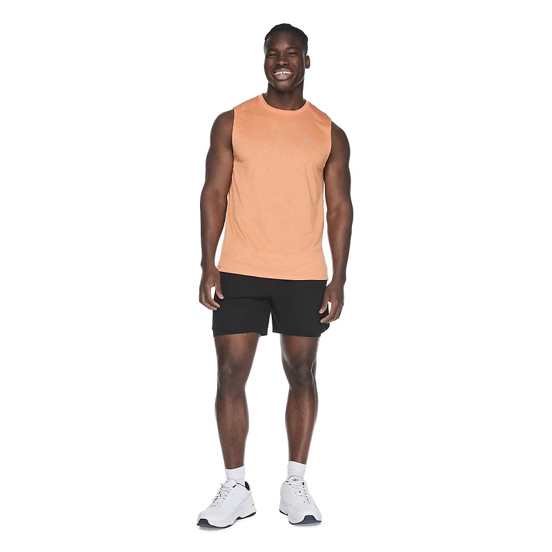 Débardeur de musculation en maille quadrillée Athletic Works pour hommes