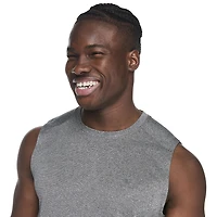 Athletic Works Men's Grid Mesh Muscle Tank