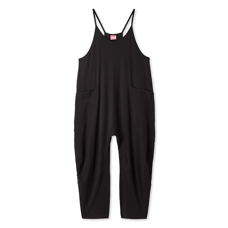 Paisley Sky Maternity Baggy Pocket Jumpsuit