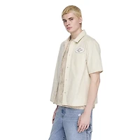 No Boundaries Men's Short Sleeve Mechanic Shirt