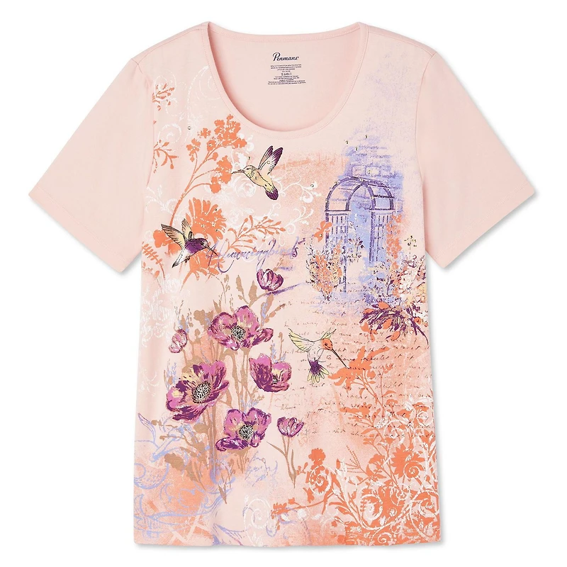 Penmans Women's Printed Short Sleeve Tee
