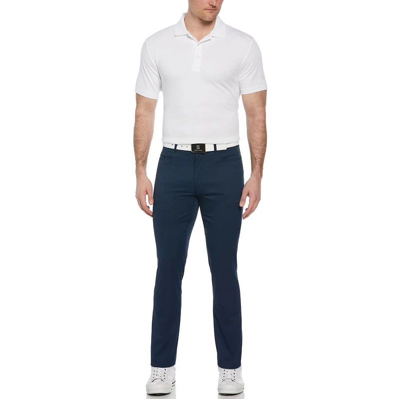 PGA TOUR Course Essentials Men's Stretch 5 Pocket Dress Pant With Comfort Waist,